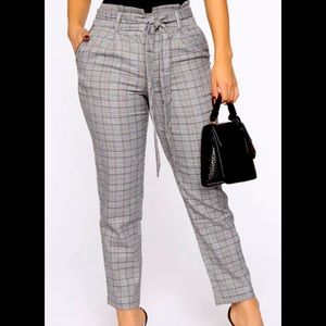 Plaid trousers